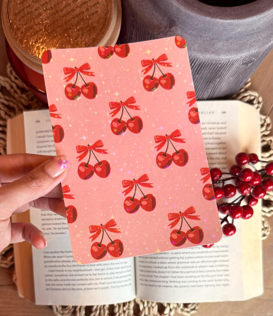 Red Cherry Pattern Kindle Insert