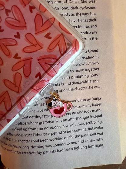 Cat Mug Kindle Charm