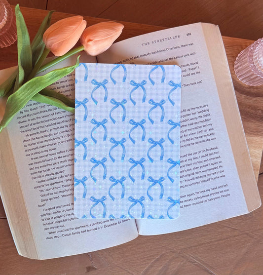 Blue Coquette Bows Kindle Insert