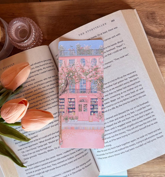 Pink Bookshop Bookmark