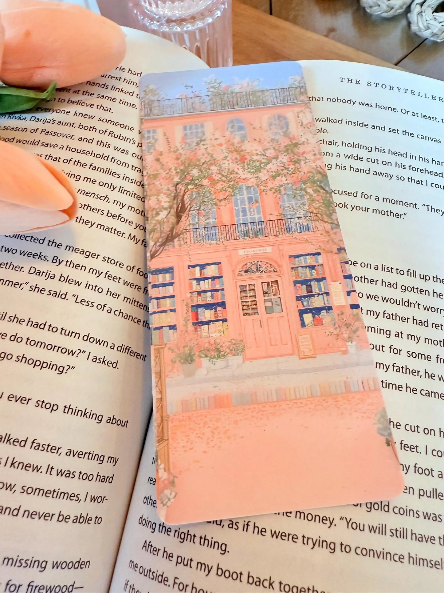 Pink Bookshop Bookmark