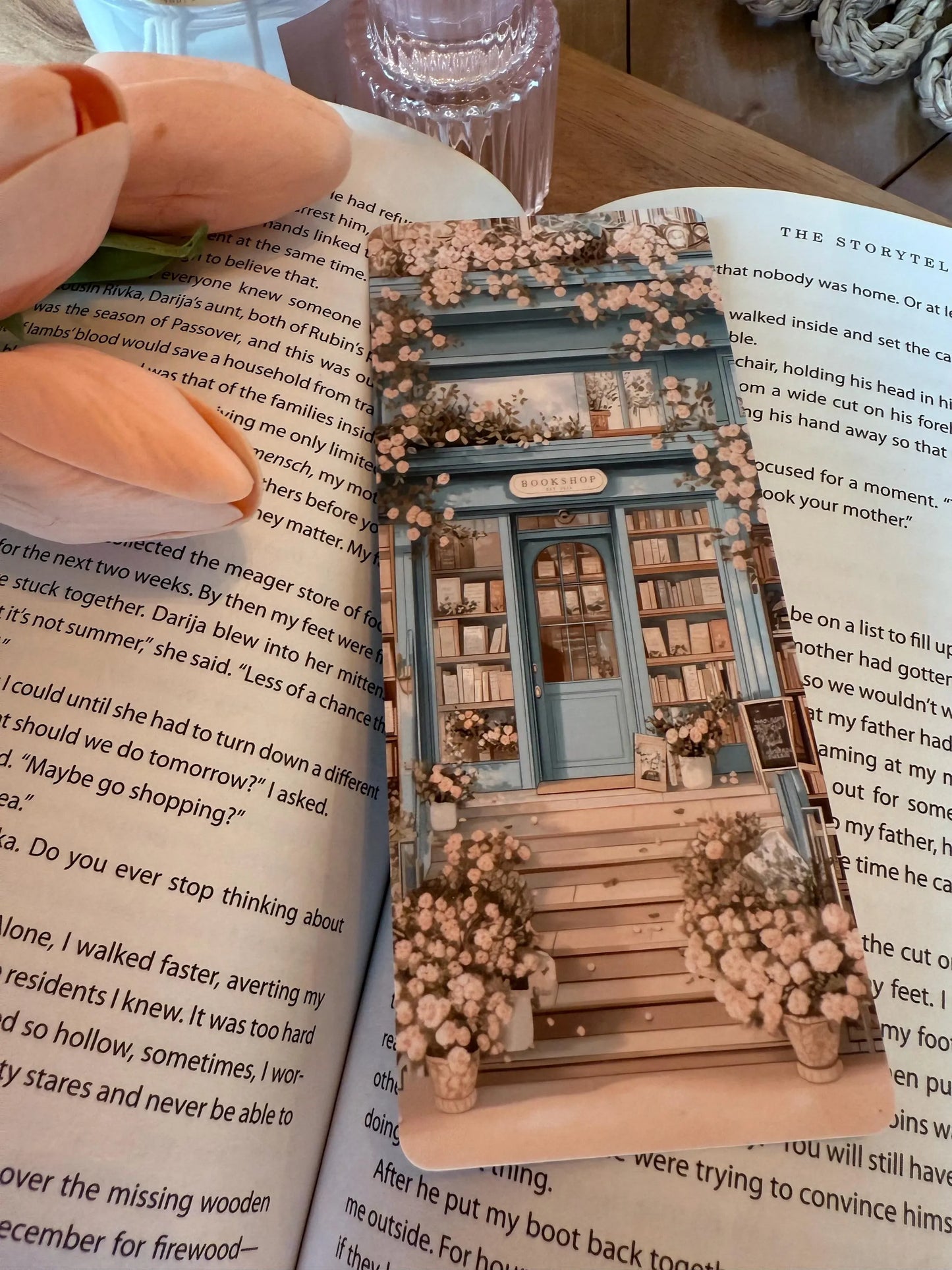Blue Bookshop Bookmark
