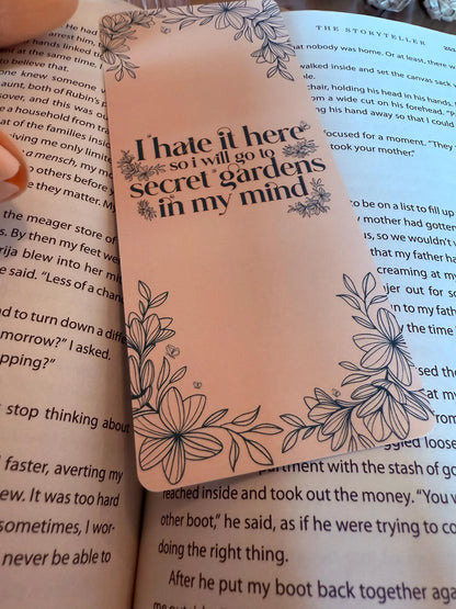 Hate it Here TS Lyrics Bookmark