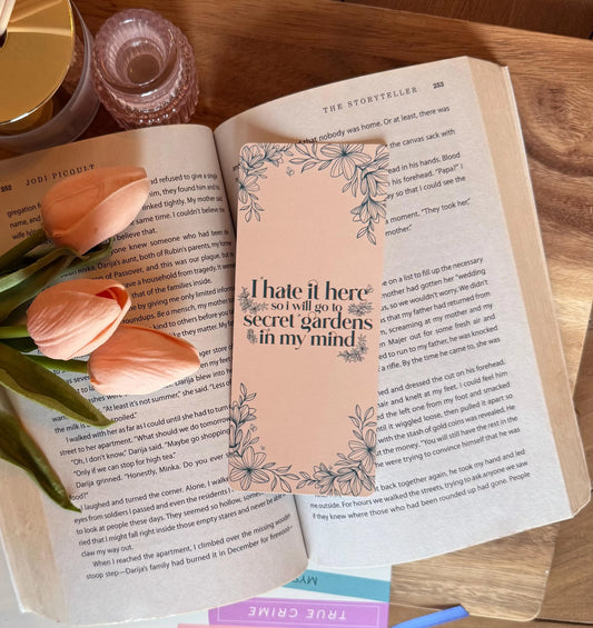 Hate it Here TS Lyrics Bookmark
