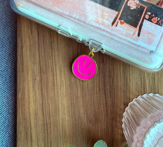 Happy Face Kindle Charm