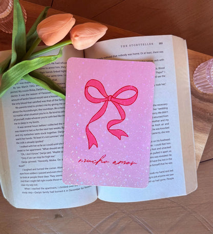 Pink Bow Kindle Insert