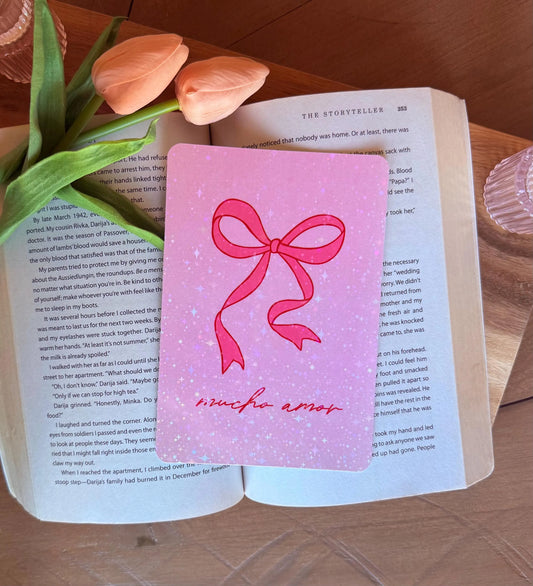 Pink Bow Kindle Insert