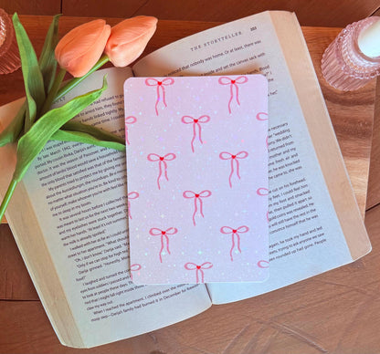 Pink Bows Kindle Insert