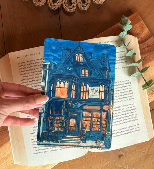 Blue Fourth Wing Bookshop Kindle Insert