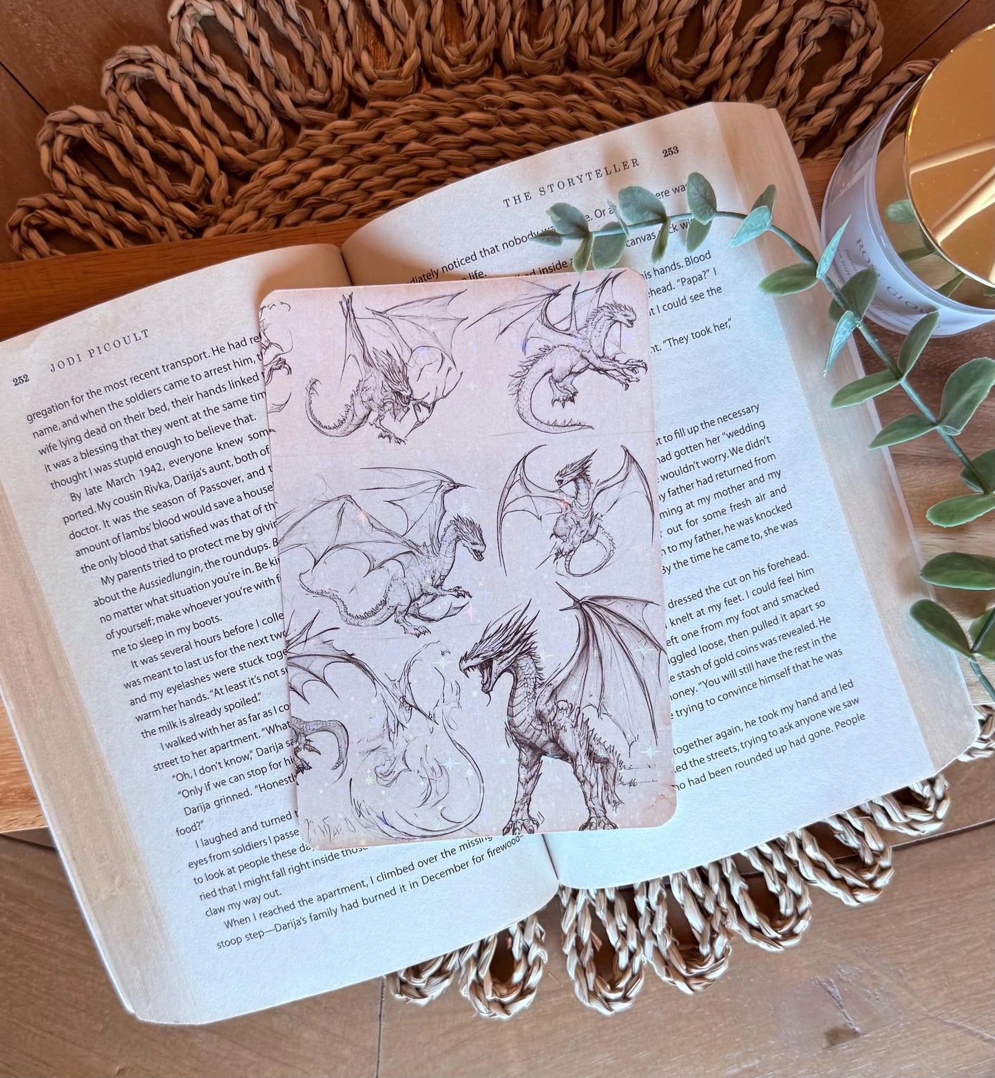Romantasy Dragons Kindle Insert