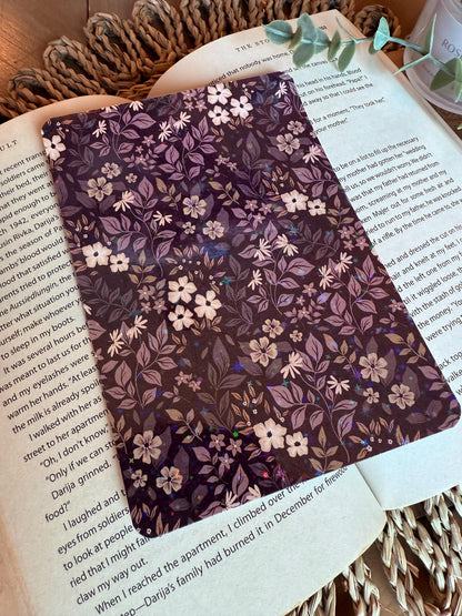 Purple Floral Inspired Kindle Insert