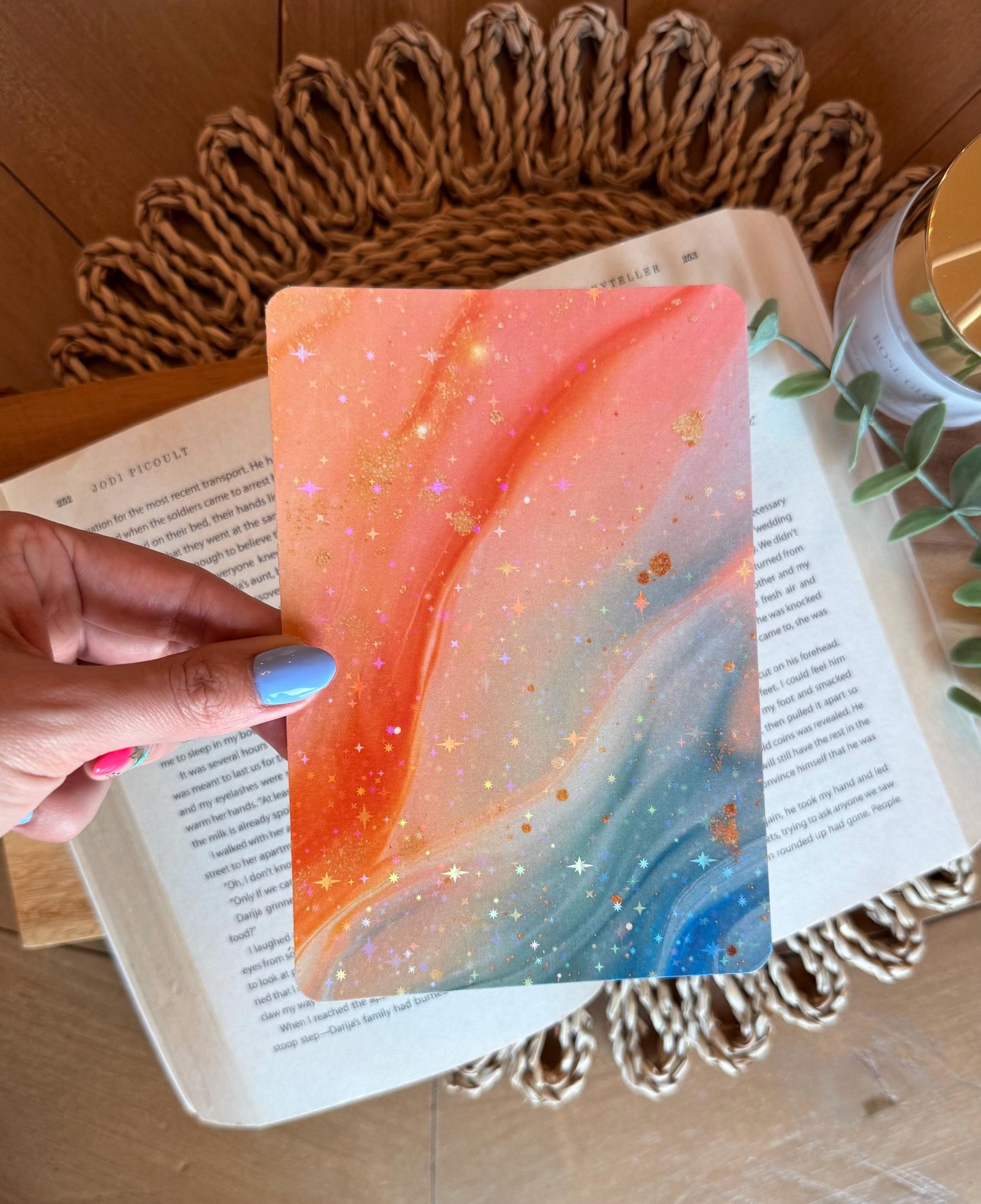 Multicolor Marble Kindle Insert