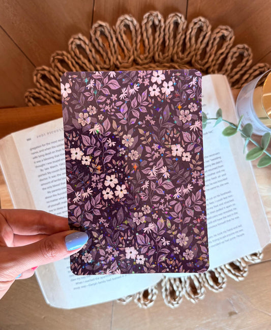 Purple Floral Inspired Kindle Insert