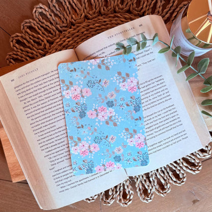 Blue Floral Kindle Insert