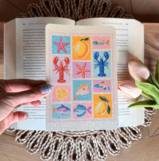 Pink Postal Stamp Kindle Insert