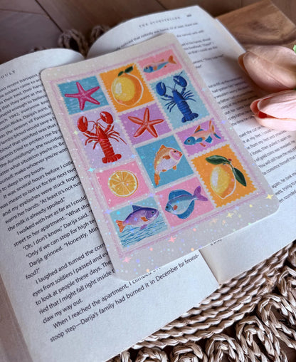 Pink Postal Stamp Kindle Insert